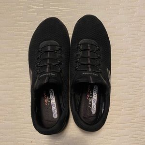 Size 7 Black Skechers Memory Foam Sneakers